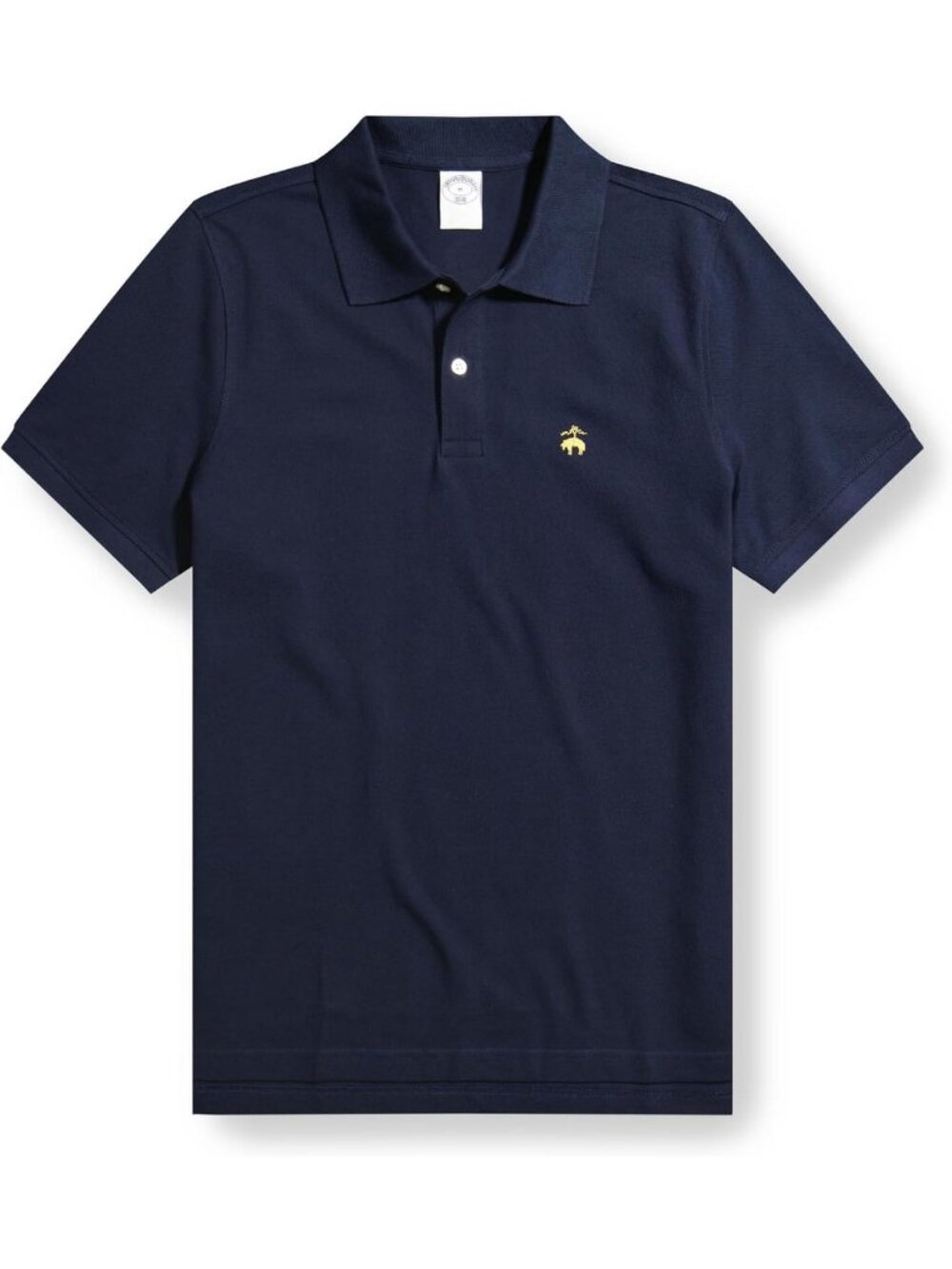 Brooks Brothers Men's Short Sleeve Cotton Pique Stretch Logo Polo Shirt